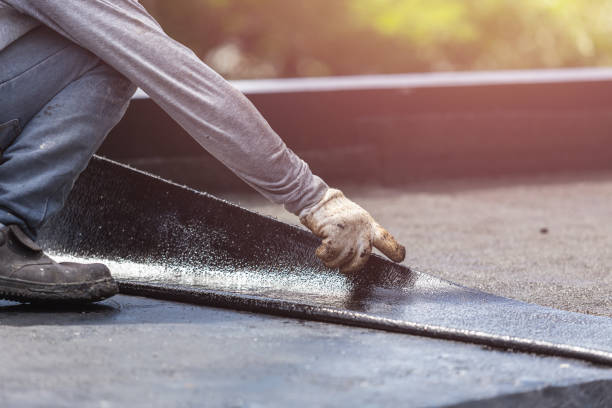 Professional Basement Waterproofing technician working in Whitehall, OH